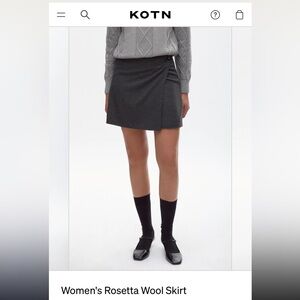 KOTN Wool Mini Skirt